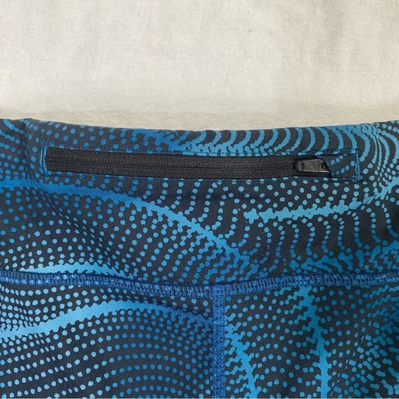 Nike Blue Patterned Leggings - Picture 6 of 10